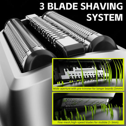 ENCHEN MS006 Electric Compact Foil Shaver 100% Waterproof 3D Floating Blades With Detachable Magnetic Head 6800RPM Motor