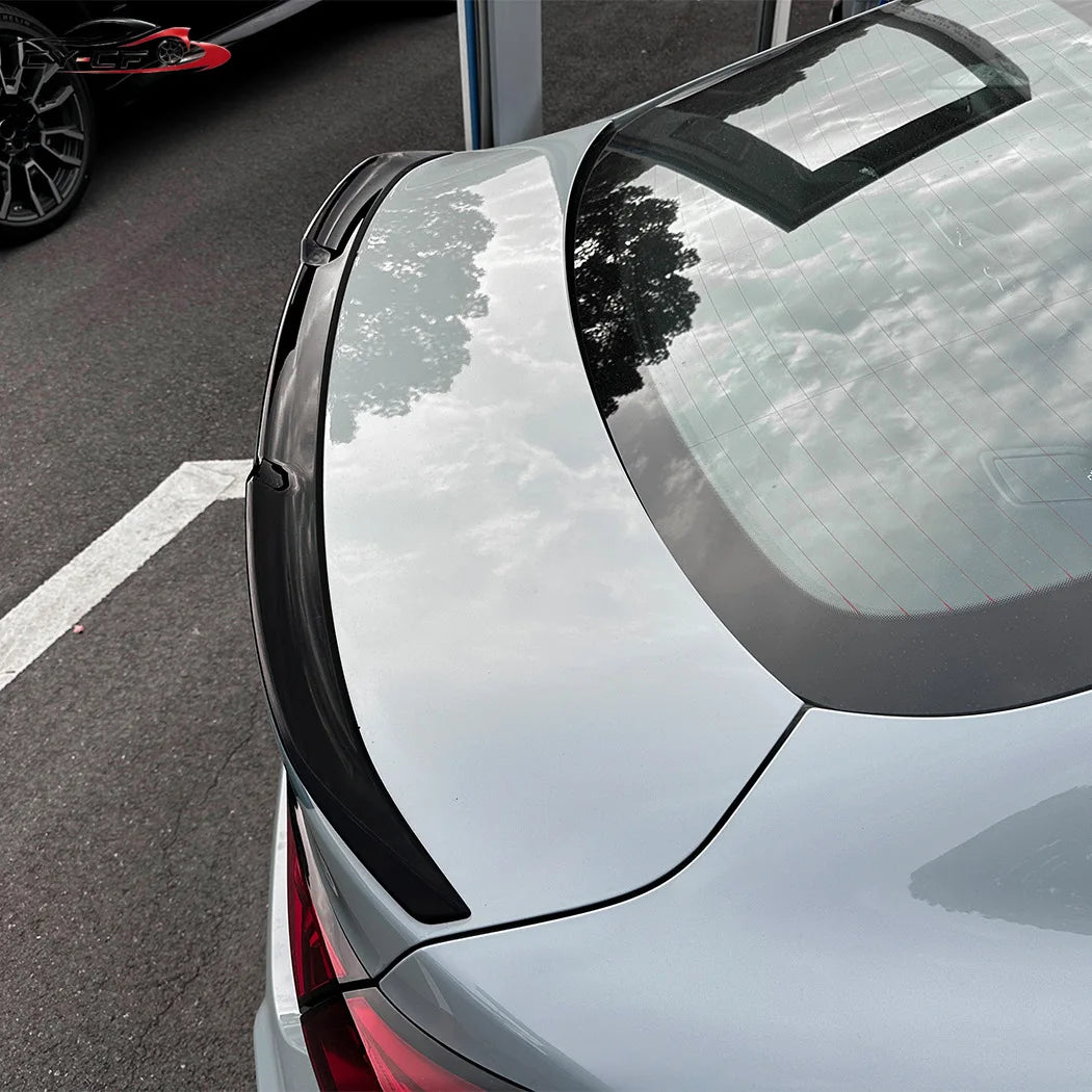 For BMW 2 series 218i 218d 220 220d 4-doors F74 MP style car Rear wing lip spoiler auto parts Paste installation 2024-2025