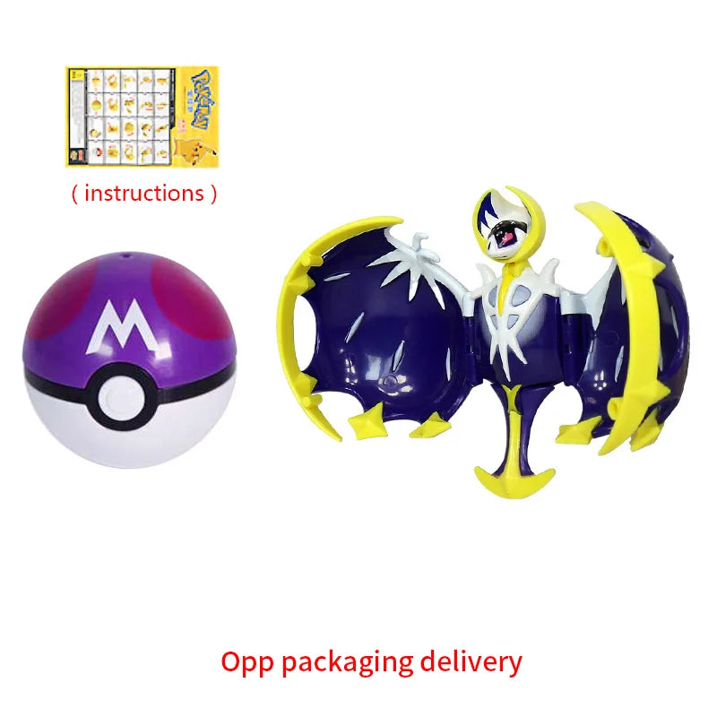 Pokemon Figure ball transform Action Gyarados Charizard Venusaur Blastoise Mewtwo Pikachu Mew Snorlax Poke ball Pokeball gift