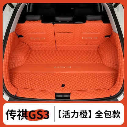 For GAC EMZOOM GS3 2023 2024 Car Boot Mat Rear Trunk Liner Cargo Leather Floor Carpet Tray Protector Accessories Mats