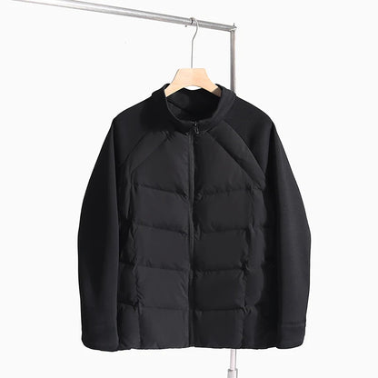 High-quality, Fashionable, Cool, Versatile, Trendy Casual Men's Clothing, Warm Stand-up Collar Short Down Jacket