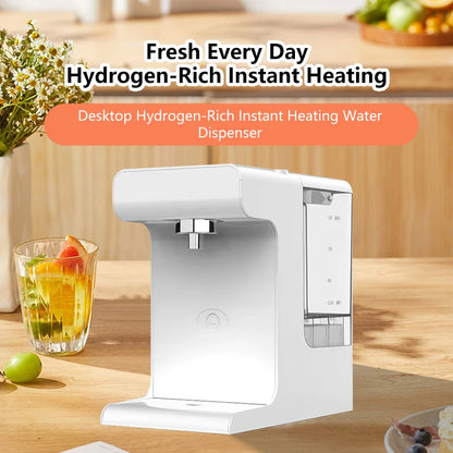 Reverse Osmosis Hydrogen-Rich Water Dispenser 1200PPB Instant-Heat Water Purifier Ready to Drink Desktop Hydrogen Water Machine