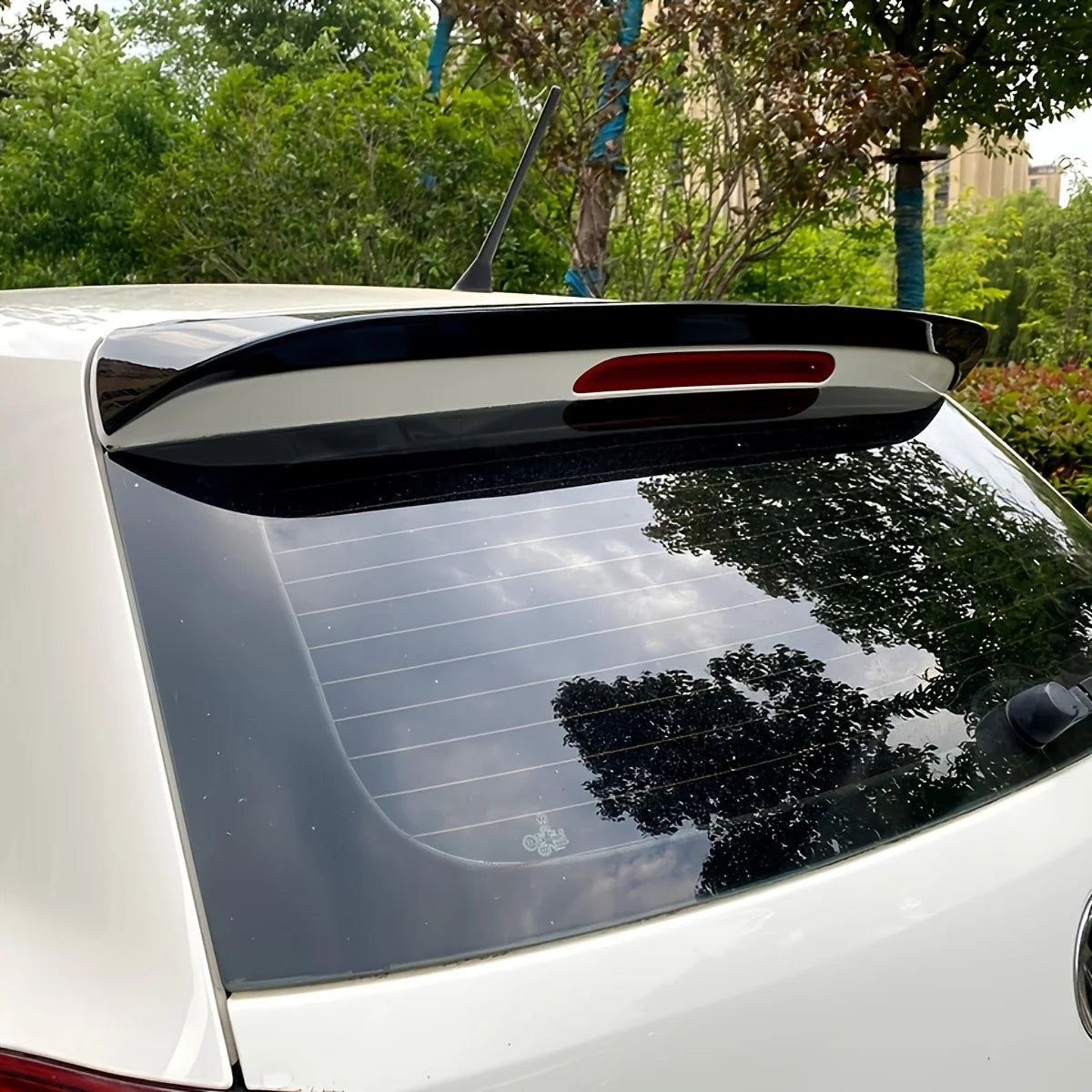 For VW Polo MK5 6R 6C hatchback 2009-2017 Rear Roof Spoilers Wing Car Rear Tail Trunk Spoiler Lip Accessories