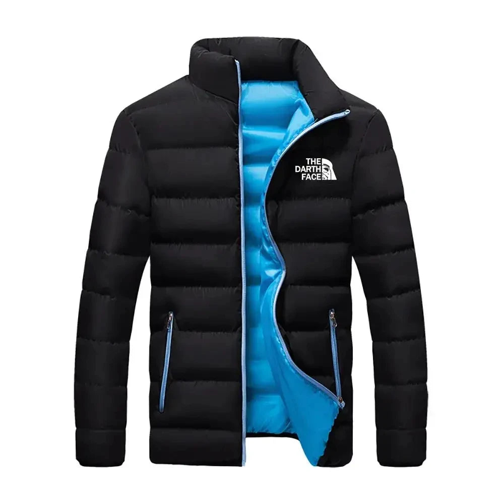 2024 Men's Cotton Clothing Fashion Brand Jacket Sports Bicycle Printed Street Warm Business Casual Top New Style