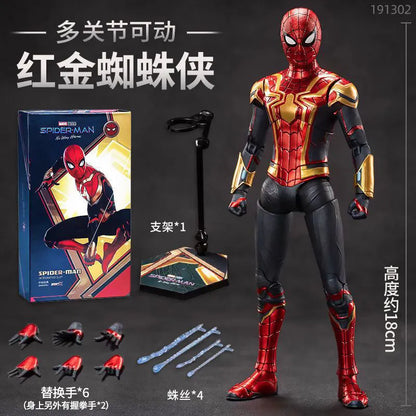 Zd Toys Marvel Ps4 Spider Man Velocity Suit Action Figure Fully Articulated Joint Movable Collectible Model Toy Gift For Adult