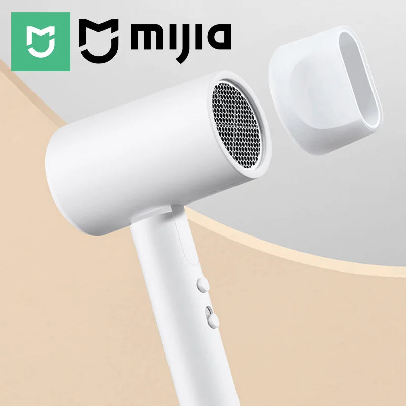 MIJIA Foldable Portable Hair Dryer,15m/s Airflow,50 million Negative Ion Dryers,4 Mode,1600W,220V CN Version With Adapter