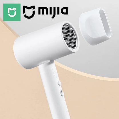 MIJIA Foldable Portable Hair Dryer,15m/s Airflow,50 million Negative Ion Dryers,4 Mode,1600W,220V CN Version With Adapter