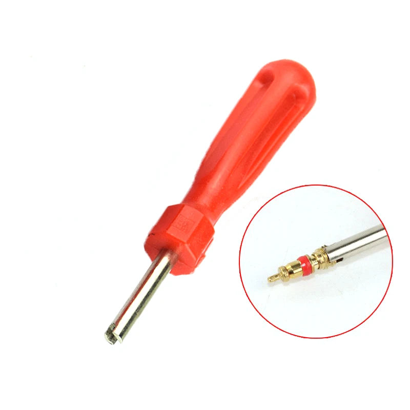 Copper Tire Valve Core Remover Installer Tool Kit Car Motorcycle Bicycle Tyre Repair Set Air Valve Stem Core Removal Screwdriver