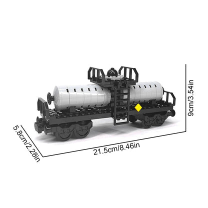City Train Building Blocks DIY Modified Accessories, Creative MOC Assembly Track Train Carriage Expansion Set, Base, Wheel Parts