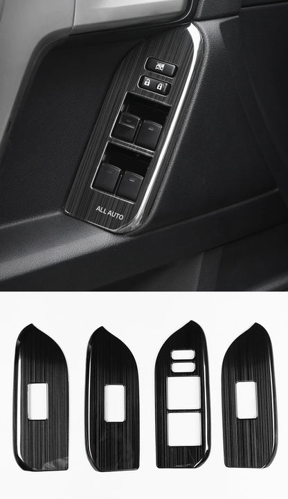 For 2010-2021 Toyota Land Cruiser Prado 150 Interior Modification Accessories Glass Button Panel FJ150 J15 Car Door Handle