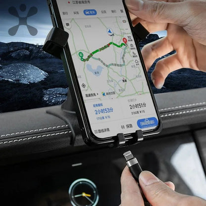 For Great Wall GWM GWM Tank 300 Car Phone Holder Interior Parts Specialized Carbon Fiber Pattern Aromatherapy Holder Accessories