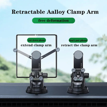Eary for Z fold 7 6 5 Car Phone Holder Stand Mount Dashboard Suction Cup Bracket 360°Rotate for Samsung S26 S25 iPhone 17 Xiaomi