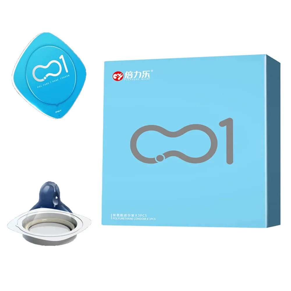 9PCS 0.01mm/0.03mm Condoms Ultra Thin Condoms Polyurethane Natural Rubber Penis Sleeve Safe Adults Sex Toys Men Contraception