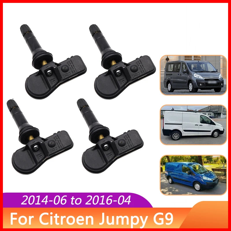 Tyre Pressure Sensor For 2014-2016 Citroen Jumpy G9 433Mhz TPMS TIRE PRESSURE MONITOR SENSOR 9808859080 9811764480