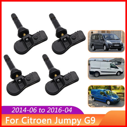 Tyre Pressure Sensor For 2014-2016 Citroen Jumpy G9 433Mhz TPMS TIRE PRESSURE MONITOR SENSOR 9808859080 9811764480