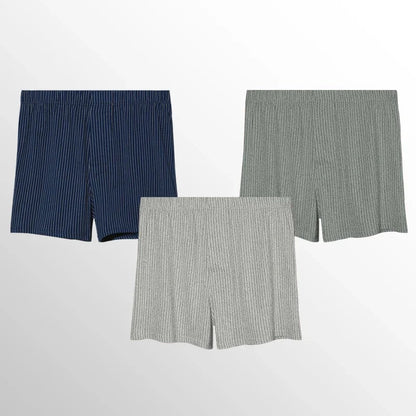 3pcThree pairs of loose cotton men's underwear, breathable home shorts, briefs, comfortable and loose home pajama pants, and Arr