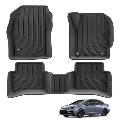 RHD for Toyota Corolla Sport/Hatchback 210 Series Fuel 2019-2025 Car Floor Mats TPE 3D Protection All Weather Accessorie