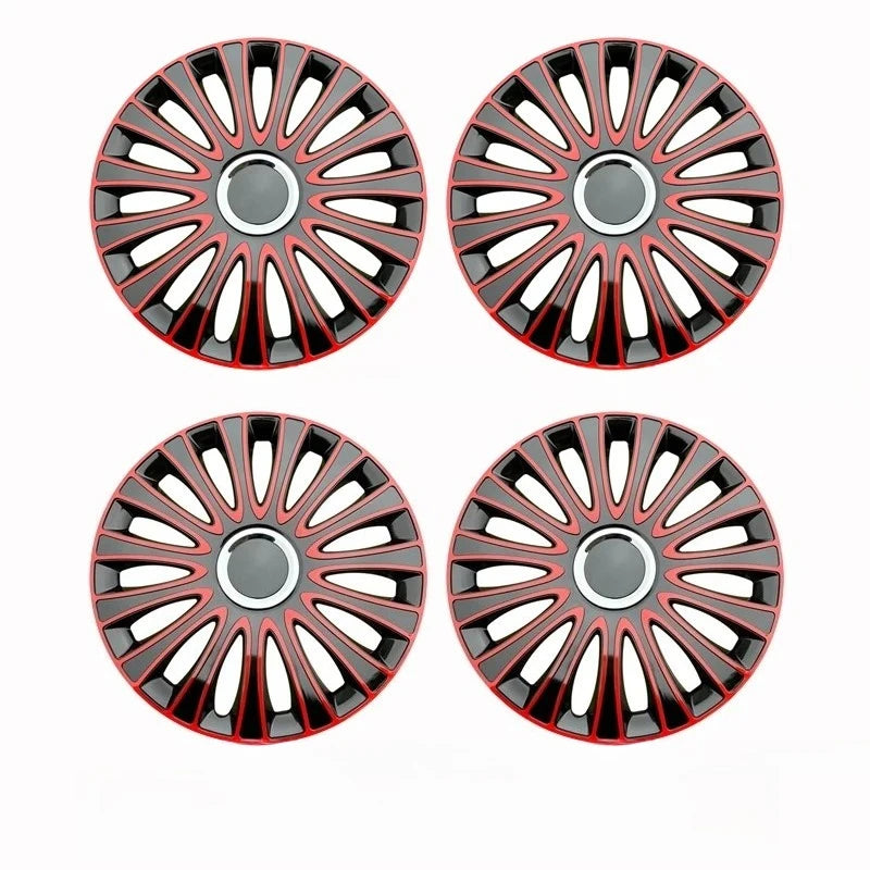R15 Inch  4PCS Car Universal Wheel Cover Hubcap Replacement Hub Caps Wheel Rim Cover Tire Accessories Snap on SUV Truck