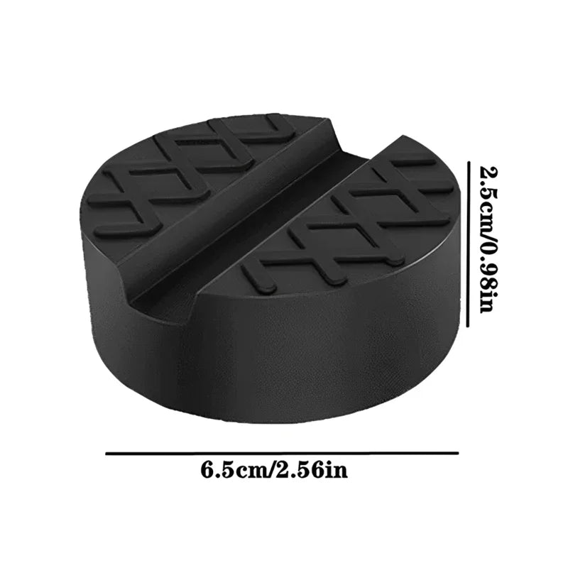 Universal Rubber Jack Pad Pinch Weld Slotted Floor Frame Rail Adapter Support Car Removal Repair Tool
