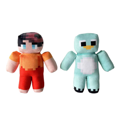 Jj And Mikey Plush Toys New Soft Stuffed Cartoon Game Figure Collectible Doll Home Decor Gift For Game Fans