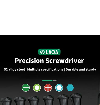 LAOA 1pcs precision screwdriver SL1.0-4.0 screwdriver phillips mini screwdriver phillips screwdriver plum blossom T5-T20