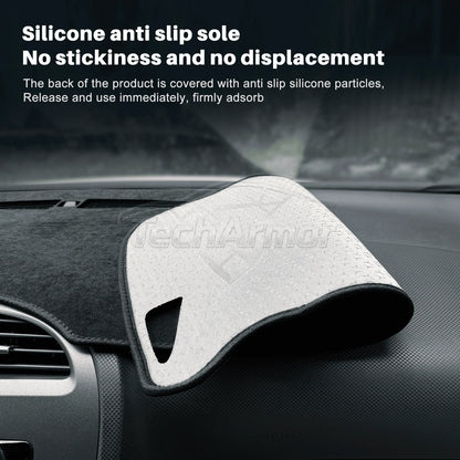 Flannel Car Dashboard Cover Pad For Seat Leon 2005-2012 Sunshade Protector Anti-UV Dash Mats Non-slip Auto Interior Accessories