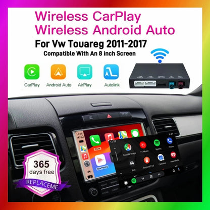 Wireless CarPlay Retrofit Box For Volkswagen Touareg RNS850 2011-2017 8 Inch Android Auto For Apple CarPlay Vw Navigation Mirror