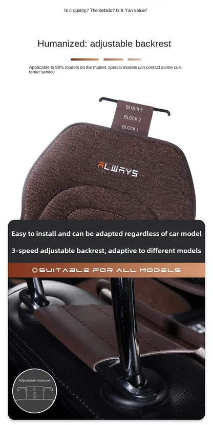 Universal Linen Car Seat Cover Four Season Auto Flax Comfortable Breathable Anti-Slip Covers Cushion SUV Car Seat Protection