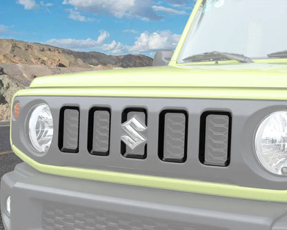 Car Front Grille Grill Inserted Cover for Suzuki Jimny JB64 JB74 2019 2020 2021 2022 2023 Racing Grills Exterior Accessories ABS