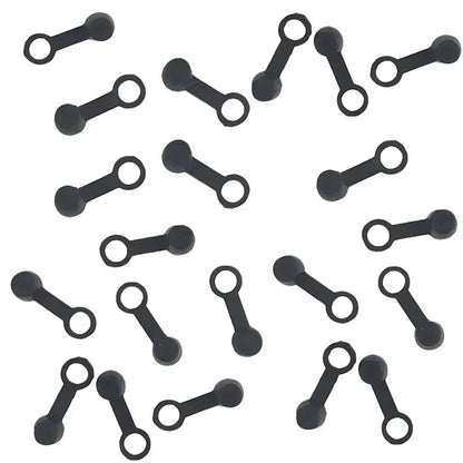10Pcs 8mm Car Brake Pump Dust Cap Oil Drain Screw Cap Brake Caliper Bleed Nipple Black Screw Dust Caps Cover Rubber Motorcycle