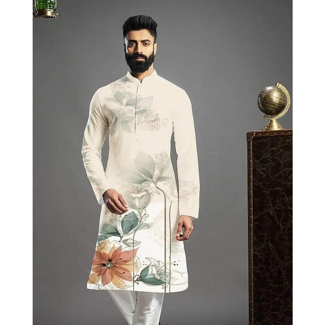 Mens Abaya Thobe Arabic Longline T Shirts Henley Kaftan Banded Plain Gown Shirts Men's Muslim Kaftan 2025 Harajuku Streetwear