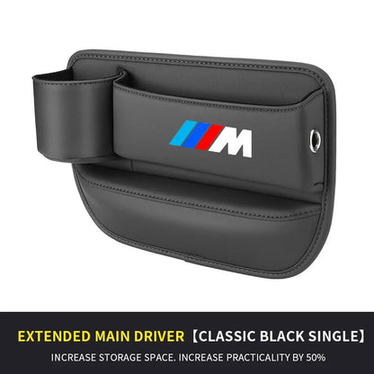 Car Seat Gap Multifunction Crevice Storage Box Seat Gap Cup Holder For BMW M3 M4 M5 E39 E46 E60 E90 F10 F20 F30 F01 X1 X3 X5 X7