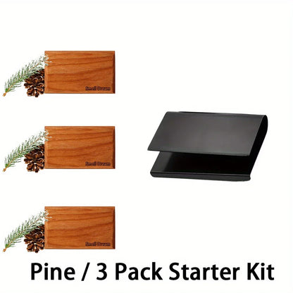 Eco Friendly Reusable Wood Car Air Freshener Natural Aroma Diffuser Long Lasting Scent for Vehicles