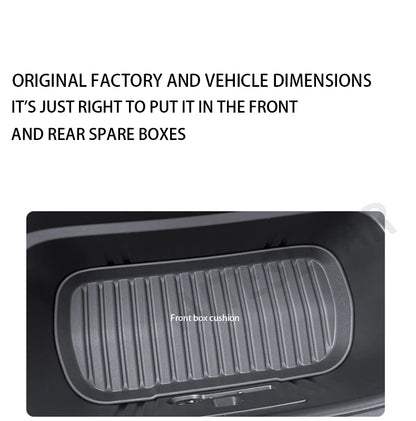AITESLCAR for Tesla Model Y Juniper/Launch 2025 Rear Seat Backrest Protective Pad Cargo Liner Trunk Mat Anti-Kick Pad Accessori