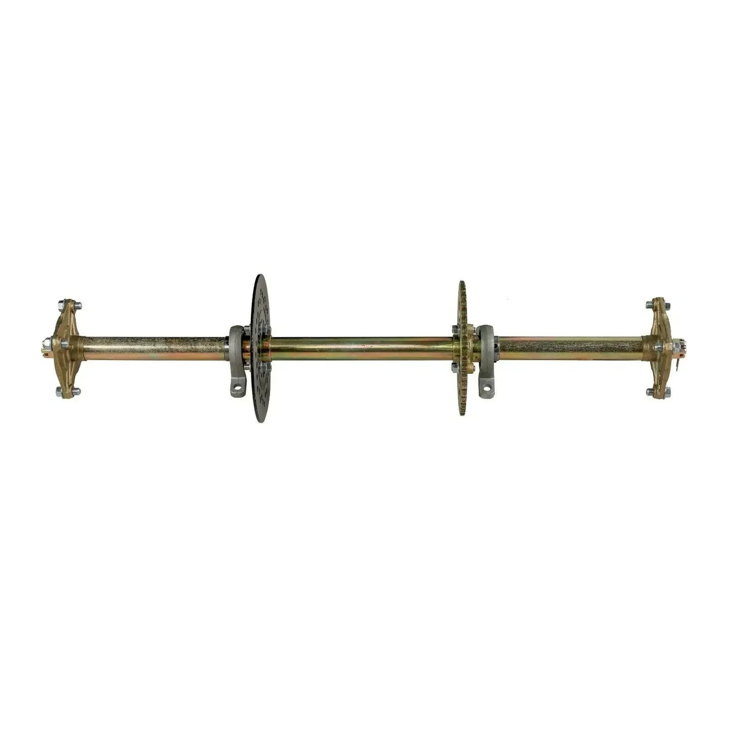 32" Rear Axle Assembly Kit Shaft + Hub+ Chain+ Brake Master Cylinder for  Go Kart ATV Drift Trike Cart