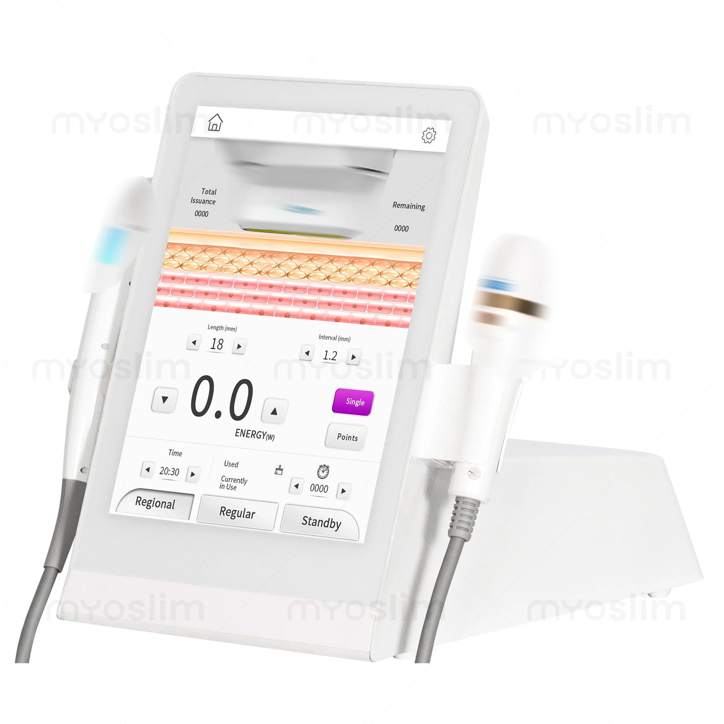 Professional 2 in 1 Skin Beauty Star Anti-Aging Machine Wrinkle Removal Skin Firming Face Neck Lifting Device