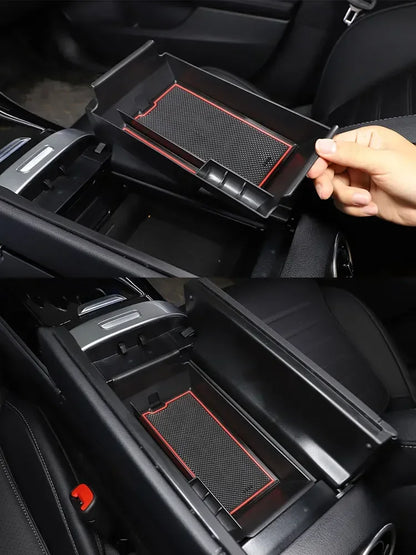 Weizhida For Mercedes Benz C Class W206 2022-2025 ABS Car Central Control Armrest Box Storage Box Cell Phone Box Car Accessories