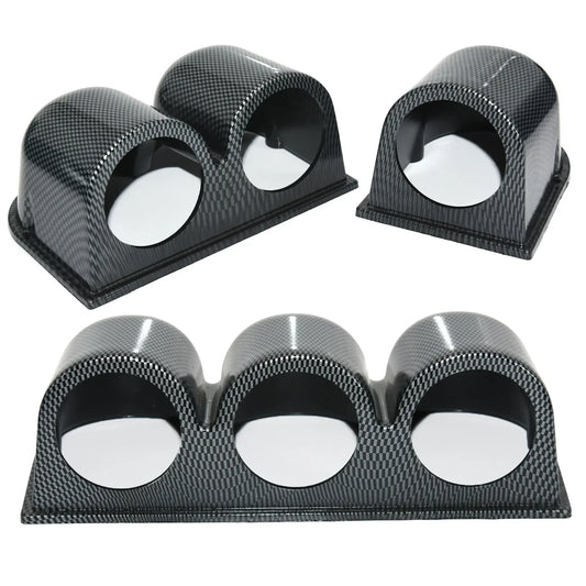 52MM Car Gauge Pod Black Single & Dual & Triple Hole Gauge Holder Racing Car Left Right Drive Bracket for 2 inch Meter Universal