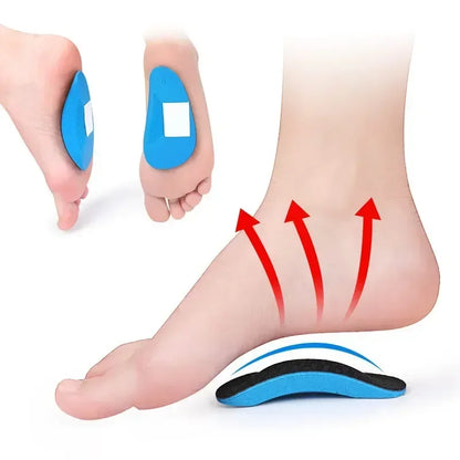 1/2/3/5pairs Sports Palm Foot Pad Flat Arch Support Half Inner Insoles Orthopedic Insoles Correcting Flat Feet Support Foot Pad