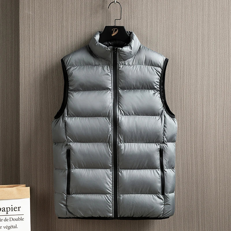 Fashion Warm Running Wear Anti Pilling Anti Fading Warm Down Coats Parkas Goose Down Men Down Jacket Warm Down Cotton Vest