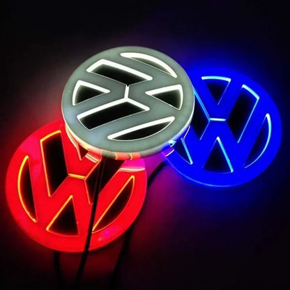 Volkswagen 11CM 4D LED Car Front Rear Emblem Badge light For VW Polo Golf Jetta Beetle CC Tiguan Touran Passat MK7 MK5 B5 B6