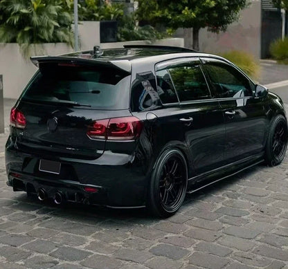 Car Rear Trunk Boot Lip Spoiler Robot Style Rear Roof Spoiler Extension Body Kit Tuning For VW Golf Golf 6 GTI Mk6 GTI GTD R20