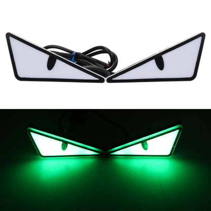 2PCS Car LED Devil Eyes Light Universal Demon Eyes Headlight Motorcycle Mini Turn Signal Flasher Tail Lamp Auto Decoration Light