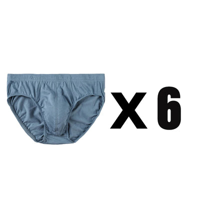 6 Pcs/Lot Men's 100% Cotton Panties Breathable Briefs Comfortable Male Underwear Lingerie Underpants Plue Size Xl -5Xl