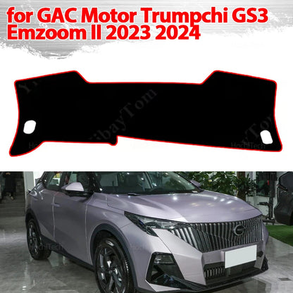 Dash Mat Sun Shade Anti-UV Carpets Car Accessories Car Dashboard Cover for GAC Motor Trumpchi GS3 Emzoom II 2023 2024
