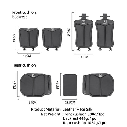 Car Seat Cover Front Rear Seat Ice Silk Cushion Pad Protective Mat For Zeekr X 7X Krypton MIX 009 007 001 007 009 2025 2022 2023