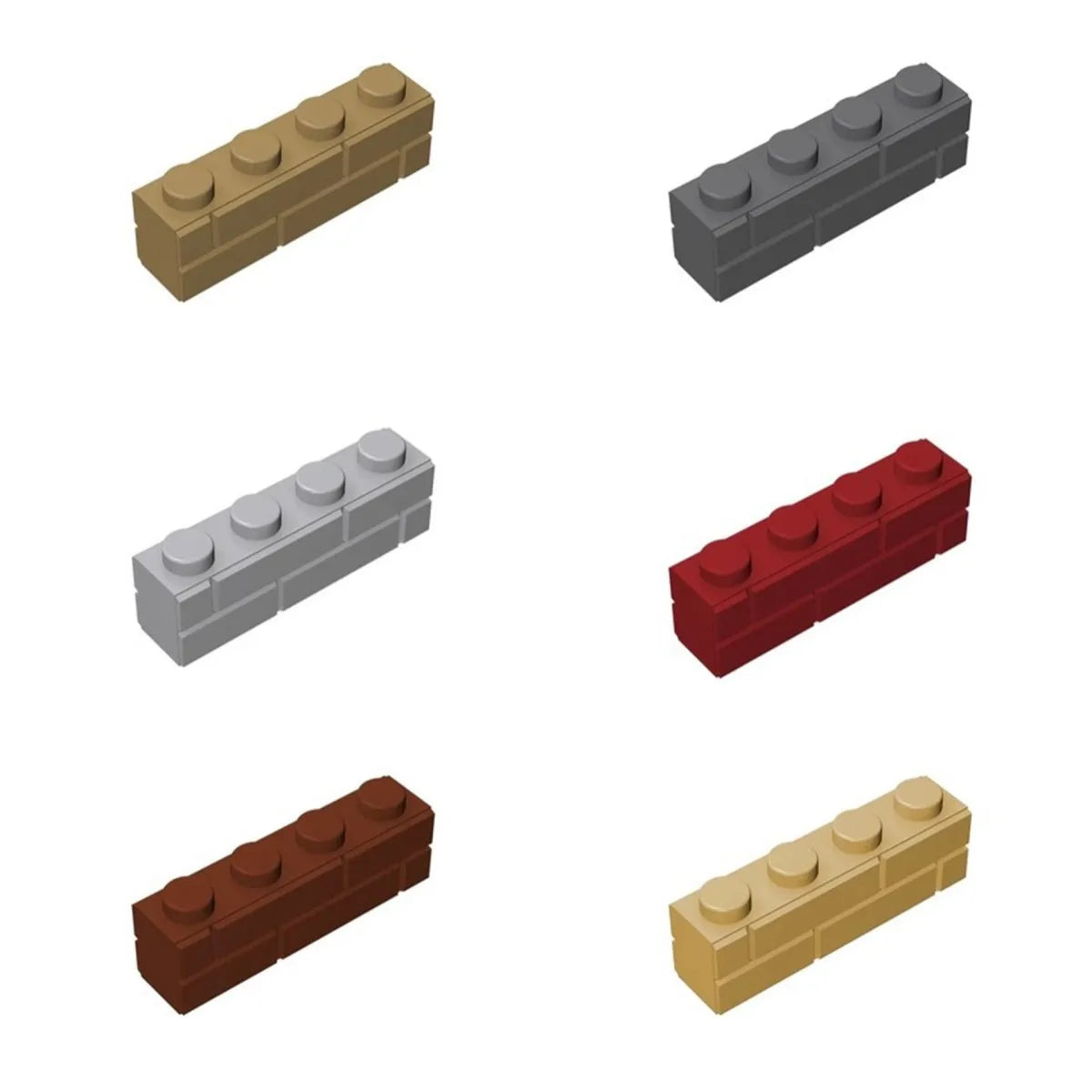 300pcs Bulk Building Blocks Thick wall Figures Bricks 1x4 Dots Educational Creative Size Compatible With 15533 Toy for Children