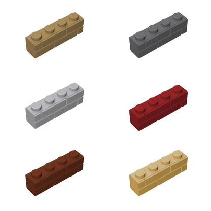 300pcs Bulk Building Blocks Thick wall Figures Bricks 1x4 Dots Educational Creative Size Compatible With 15533 Toy for Children