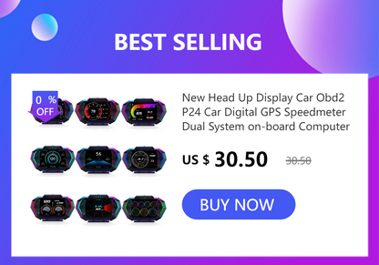 2 IN 1 Water Temperature Gauge Digital Led Voltmeter Water Temp Joint Pipe Sensor Car Truck Motorcycle Car Temperature Sensor