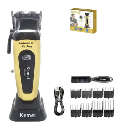 Professional Hair Clipper KM-90-5,KM-90-4 Electric Hair Trimmer Set For Men Rechargeable Cordless Haircut Machine for Barber